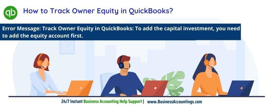 Track Owner Equity in QuickBooks