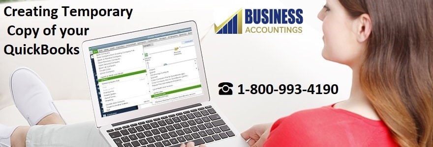 Creating Temporary Copy of your QuickBooks