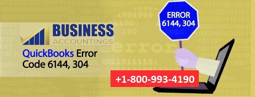 QuickBooks Error Code 6144, 304 1 QuickBooks Error Code 6144, 304