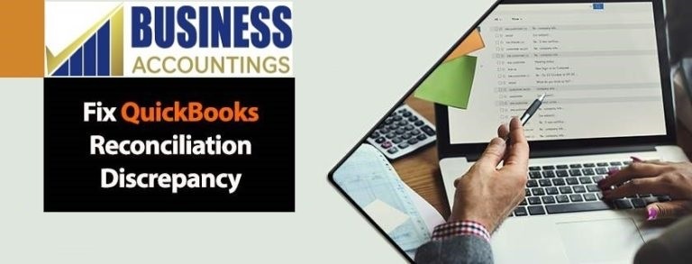 Fix QuickBooks Reconciliation Discrepancy