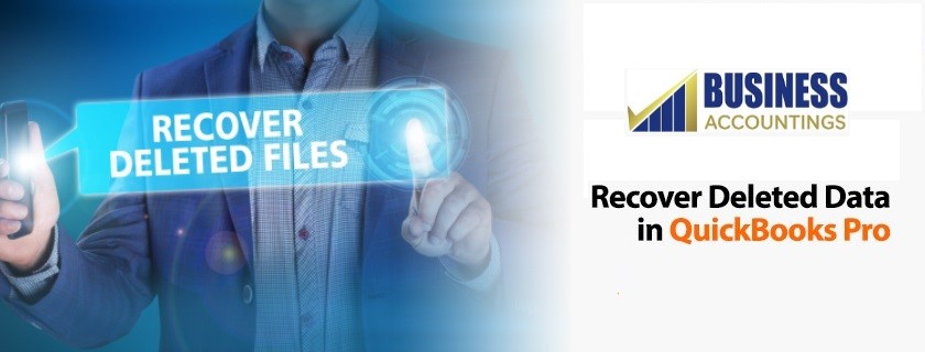 Recover deleted data in QuickBooks Pro