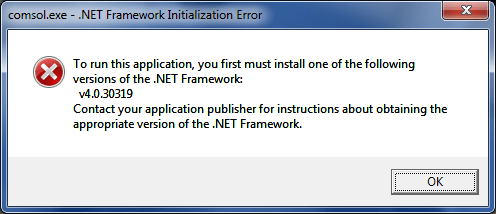 sage accounts net-framework-error