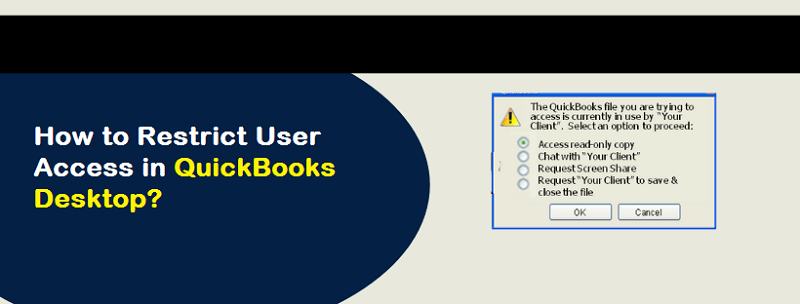 Restrict User Access In QuickBooks