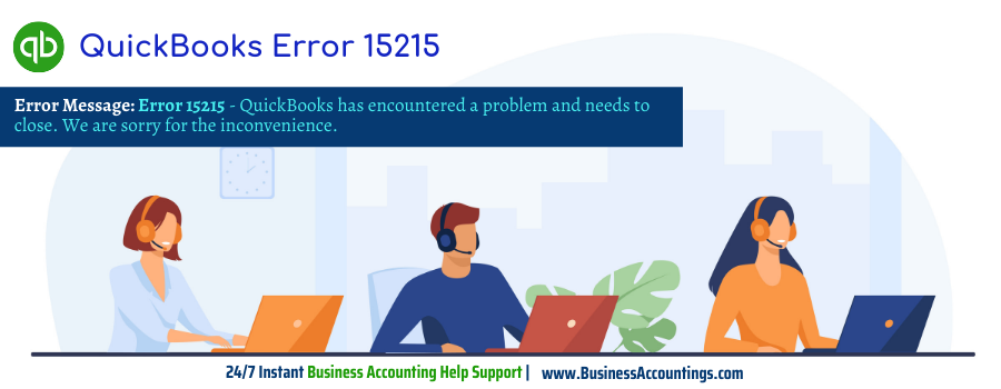 QuickBooks Error 15215 - Causes Symptoms & Solutions