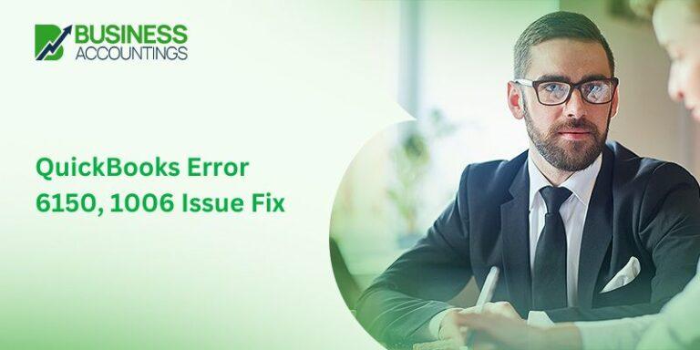 QuickBooks Error 6150, 1006 Issue Fix