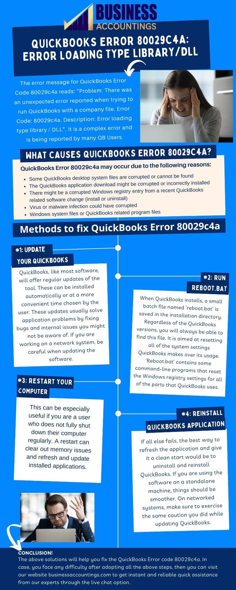 Infographics to Resolve The QuickBooks Error 80029c4a