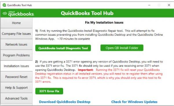 Run QuickBooks Diagnostic Tool